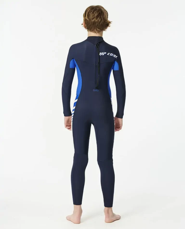 Kids Junior Dawn Patrol Back Zip 3/2Fullsuit Wetsuit Rip Curl Steamers - Image 3