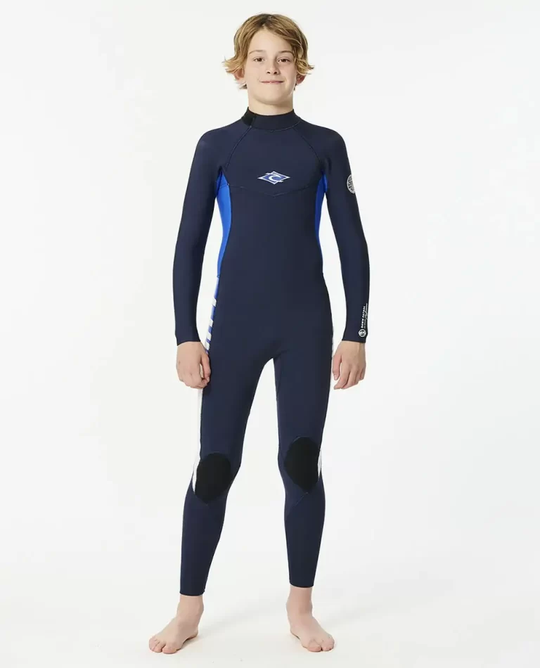 Kids Junior Dawn Patrol Back Zip 3/2Fullsuit Wetsuit Rip Curl Steamers
