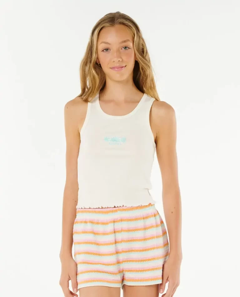 Kids Neon Isles Rib Tank Rip Curl Tops & Tees