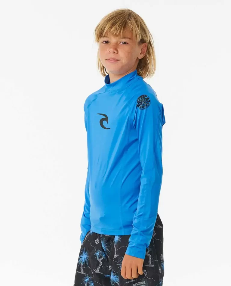 Kids Rash Guards & Vest Brand Wave Uv Long Sleeve Rash Guard Rip Curl - Image 3