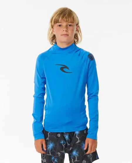 Kids Rash Guards & Vest Brand Wave Uv Long Sleeve Rash Guard Rip Curl