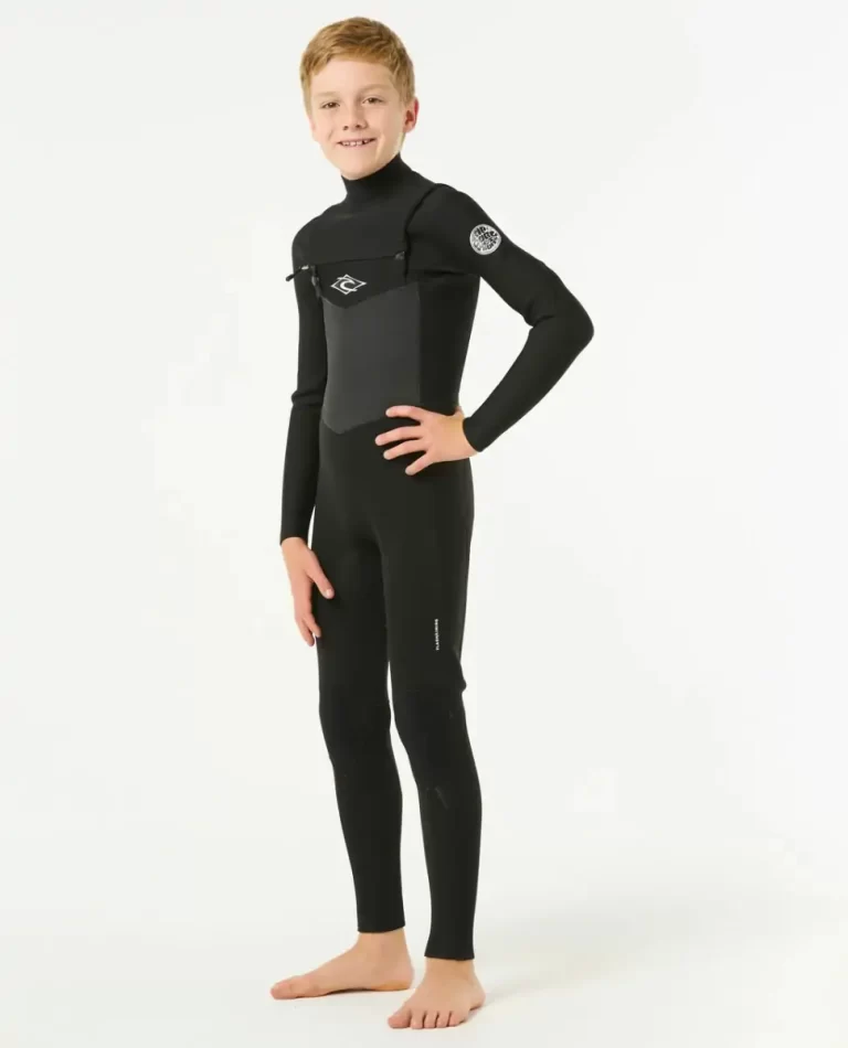 Kids Rip Curl Fullsuits Junior Dawn Patrol Chest Zip 4/3 Wetsuit - Image 2