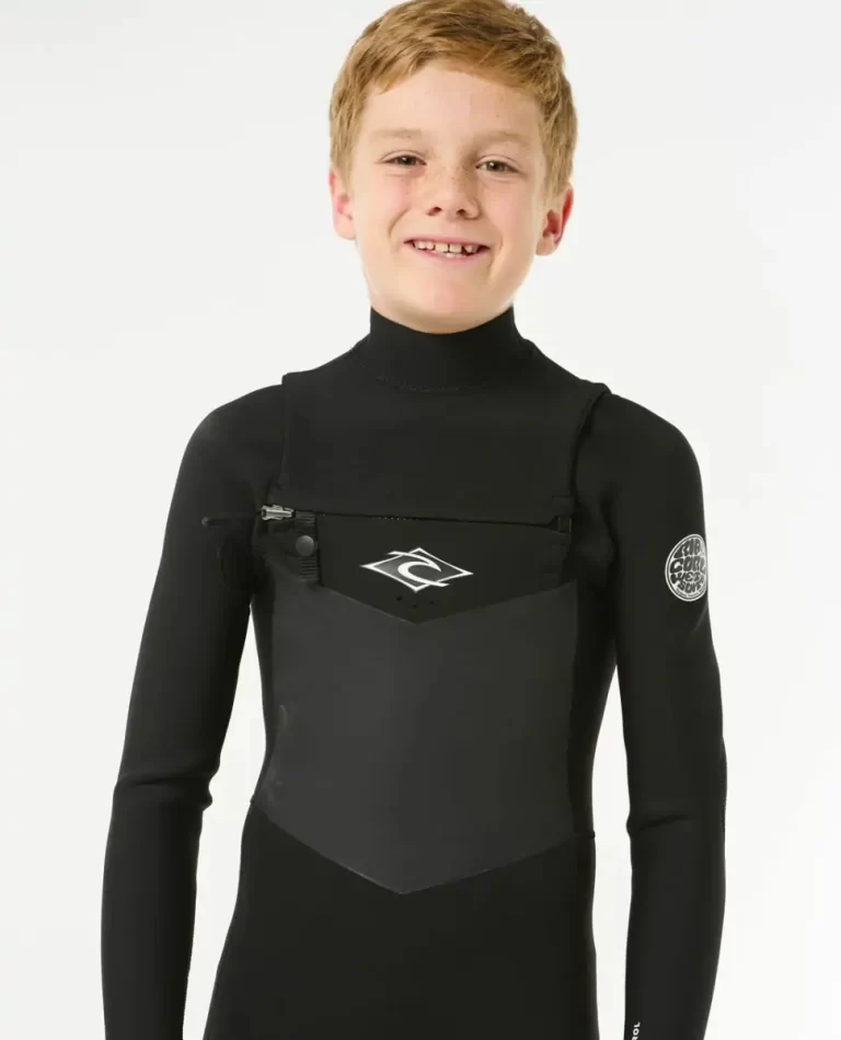 Kids Rip Curl Fullsuits Junior Dawn Patrol Chest Zip 4/3 Wetsuit - Image 5