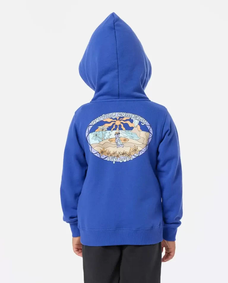 Kids Rip Curl Hoodies & Fleece Tube Town Zip Through Hood - Image 2