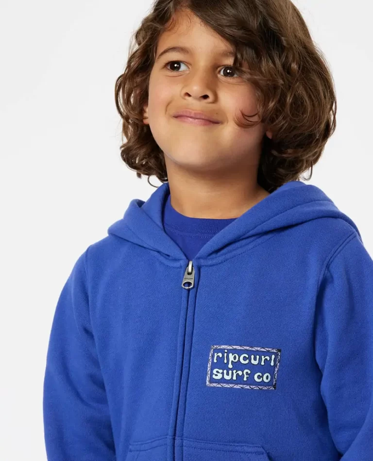 Kids Rip Curl Hoodies & Fleece Tube Town Zip Through Hood - Image 4