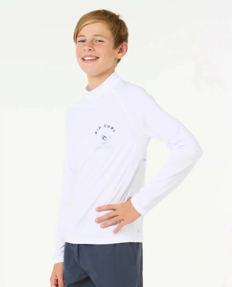 Kids Rip Curl Island Vibe Upf Long Sleeve Rash Guards & Vest - Image 2