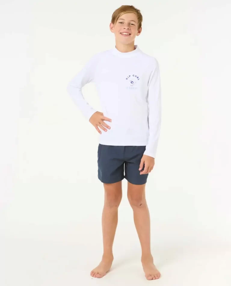 Kids Rip Curl Island Vibe Upf Long Sleeve Rash Guards & Vest - Image 4