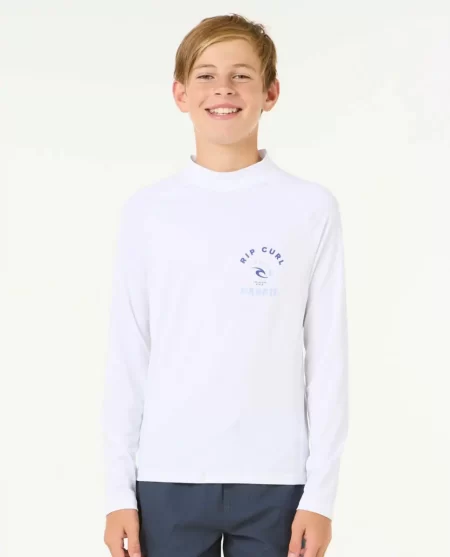 Kids Rip Curl Island Vibe Upf Long Sleeve Rash Guards & Vest