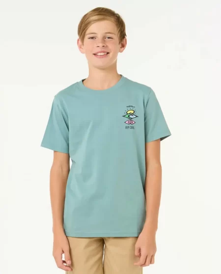 Kids Search Icon Tee Rip Curl Tops & Tees