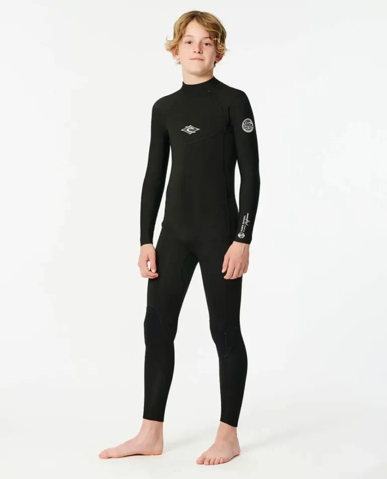 Kids Steamers Junior Dawn Patrol Back Zip 4/3 Fullsuit Wetsuit Rip Curl - Image 2