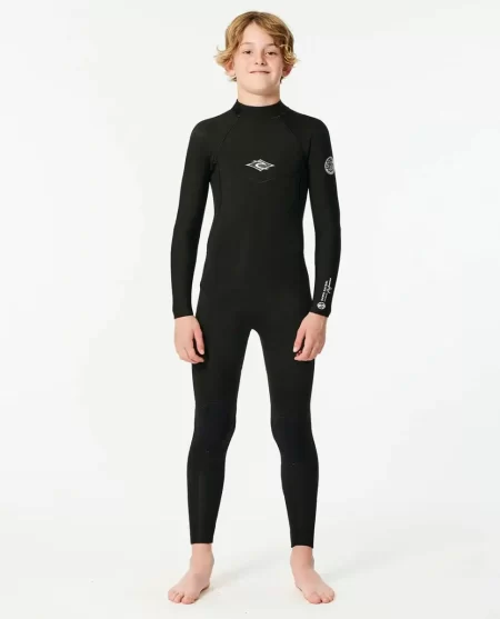 Kids Steamers Junior Dawn Patrol Back Zip 4/3 Fullsuit Wetsuit Rip Curl