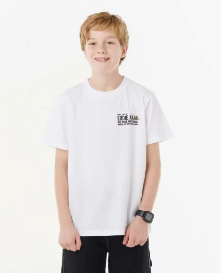 Kids Tops & Tees Eddie Would Go Poster Tee Rip Curl