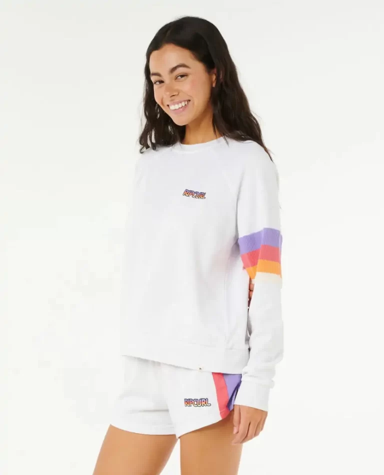 Las Dalias Raglan Crew Women Hoodies & Fleece Rip Curl - Image 2