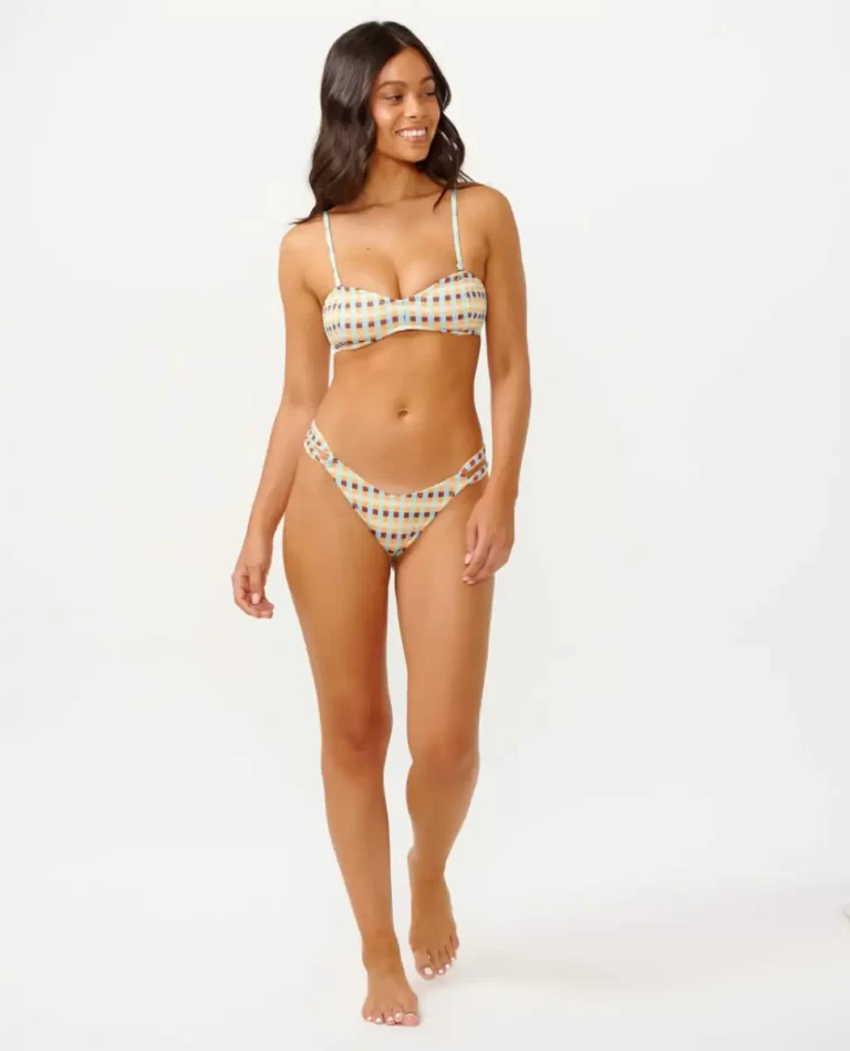 Lottie Check Bandeau Bikini Top Bikini Tops Women Rip Curl - Image 4