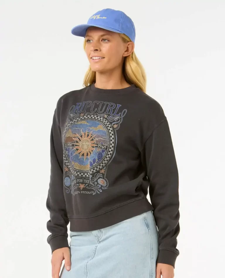 Luna Relaxed Crew Women Hoodies & Fleece Rip Curl - Image 2
