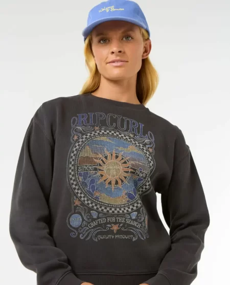 Luna Relaxed Crew Women Hoodies & Fleece Rip Curl