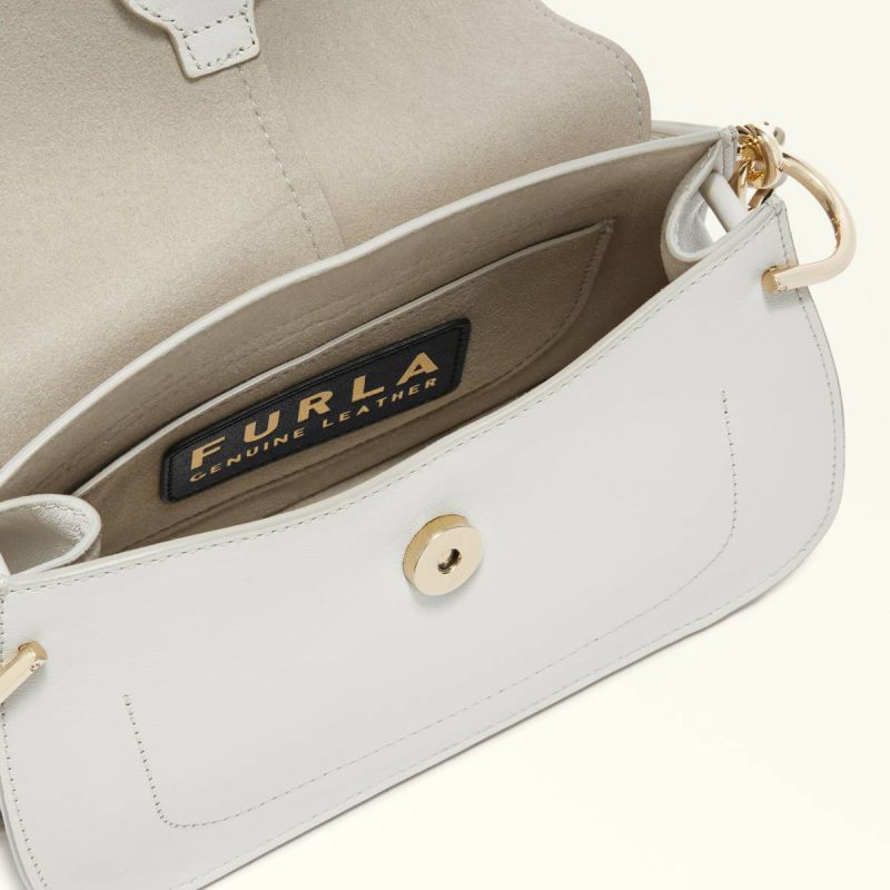 Marshmallow Women Furla Flow Top Handle Mini Crossbodies - Image 4