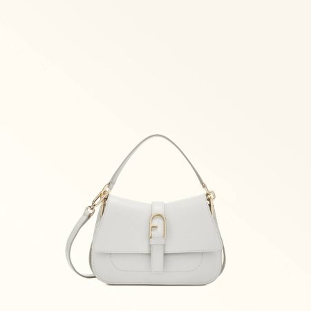Marshmallow Women Furla Flow Top Handle Mini Crossbodies