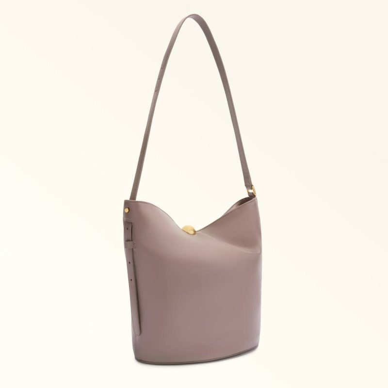 Mauve Women Furla Sfera Soft Bucket Bag S Crossbodies - Image 3