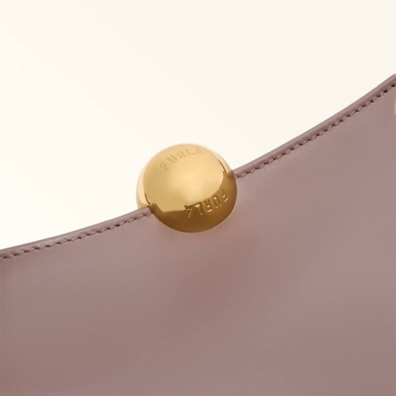 Mauve Women Furla Sfera Soft Bucket Bag S Crossbodies - Image 5