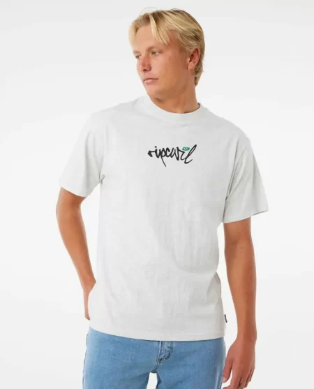 Medina Script Tee Rip Curl Mens Tees & Tanks