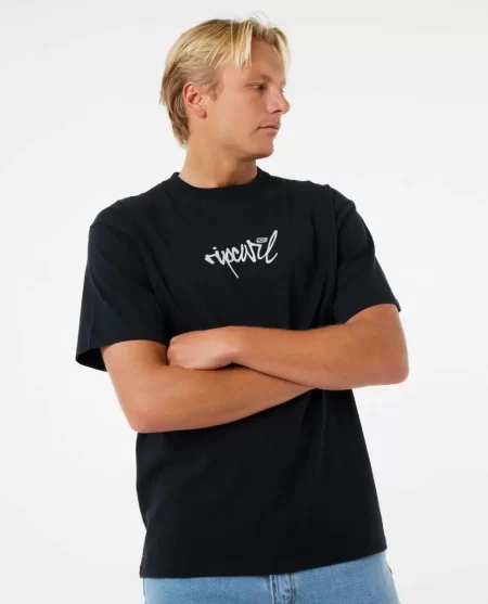 Medina Script Tee Rip Curl Tees & Tanks Mens