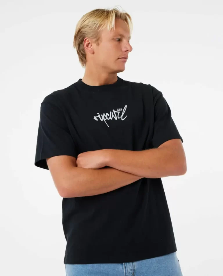Medina Script Tee Rip Curl Tees & Tanks Mens