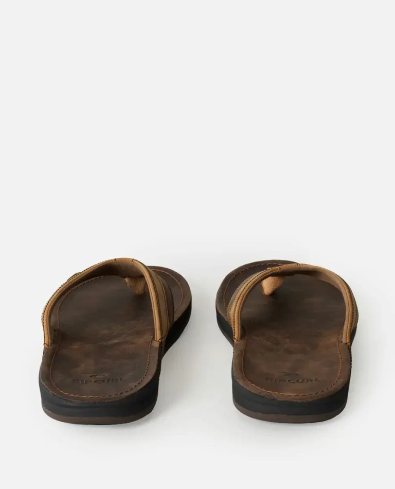 Mens Bells Leather Open Toe Sandals Rip Curl Sandals - Image 2