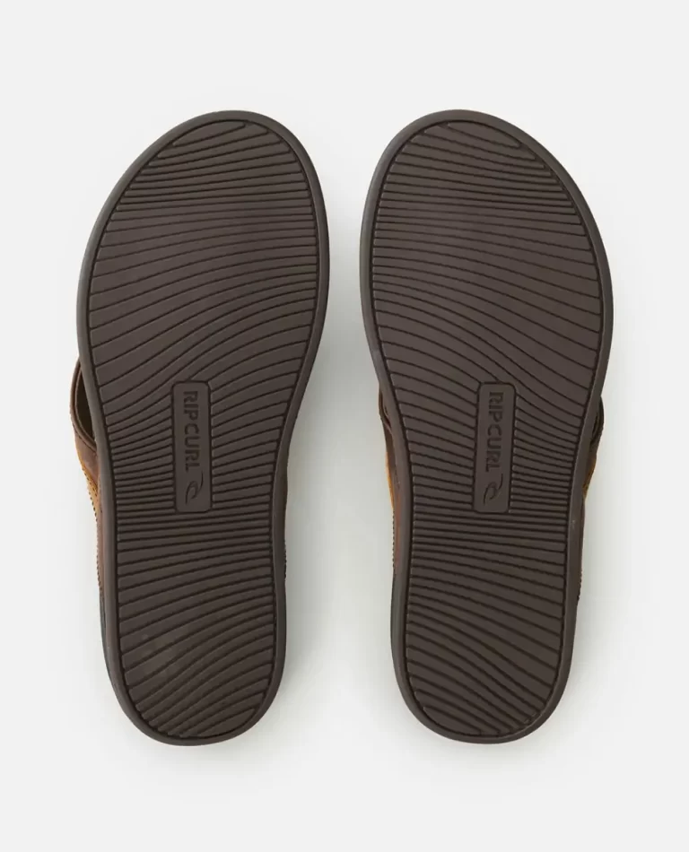 Mens Bells Leather Open Toe Sandals Rip Curl Sandals - Image 4