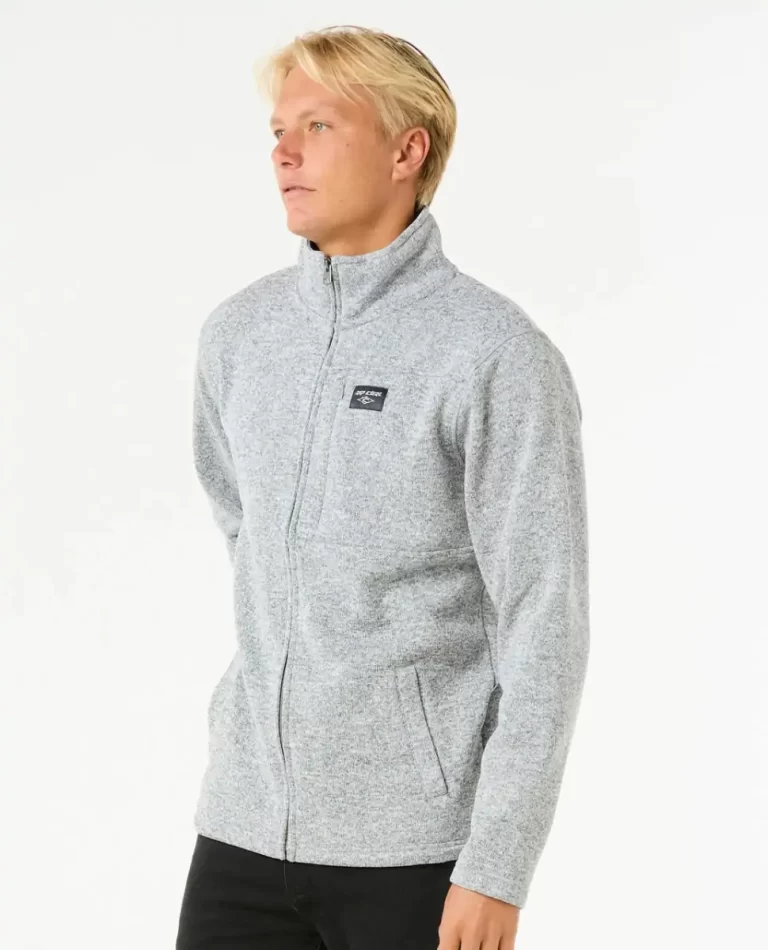 Mens Crescent Zip Through Hoodies & Fleece Rip Curl - Image 2