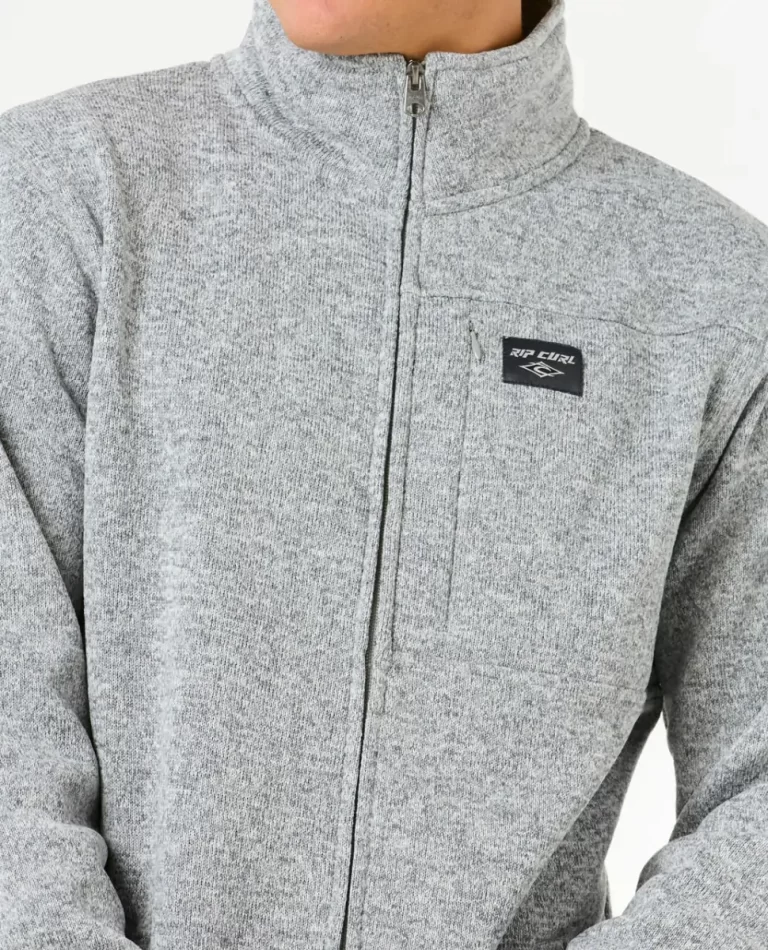 Mens Crescent Zip Through Hoodies & Fleece Rip Curl - Image 5