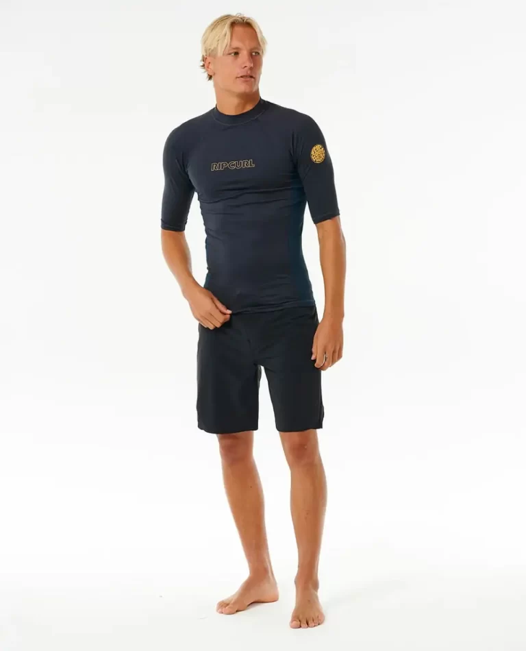 Mens Dawn Patrol Uv Short Sleeve Rash Guard Rash Guards Rip Curl - Image 4