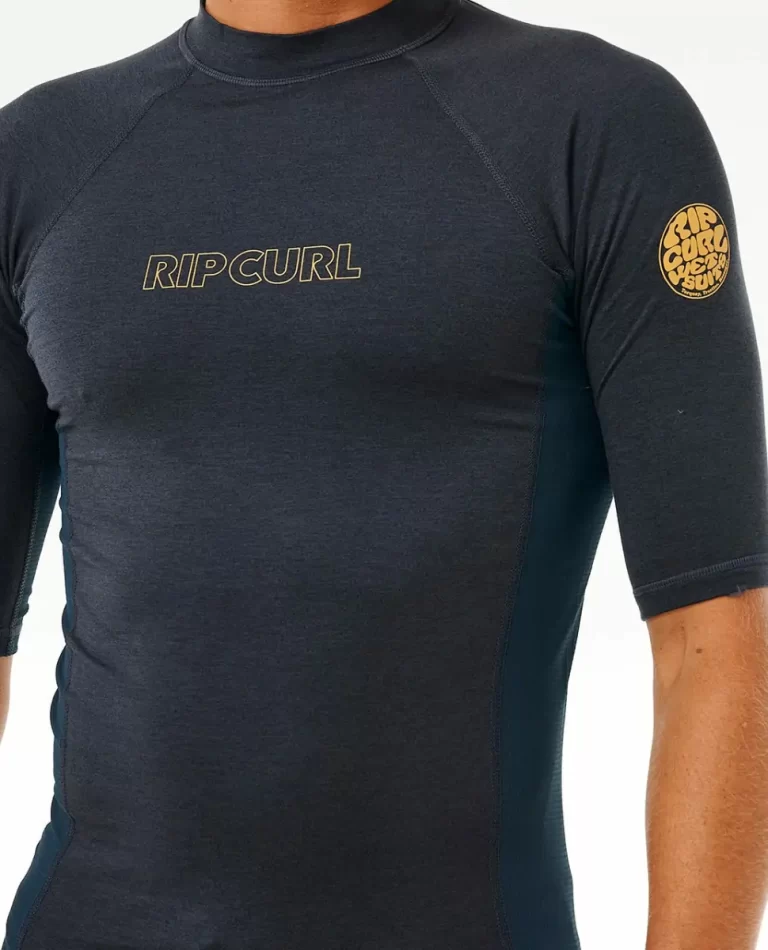 Mens Dawn Patrol Uv Short Sleeve Rash Guard Rash Guards Rip Curl - Image 5