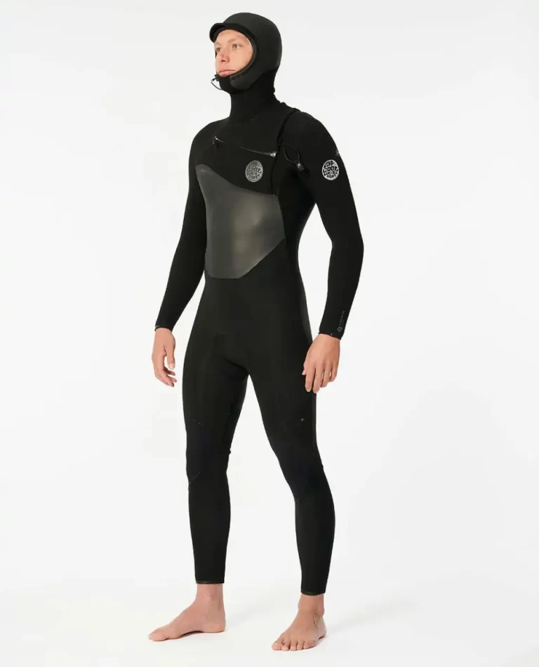 Mens E7 Flashbomb 6/4 Hooded Chest Zip Fullsuit Wetsuit Fullsuits Rip Curl - Image 2