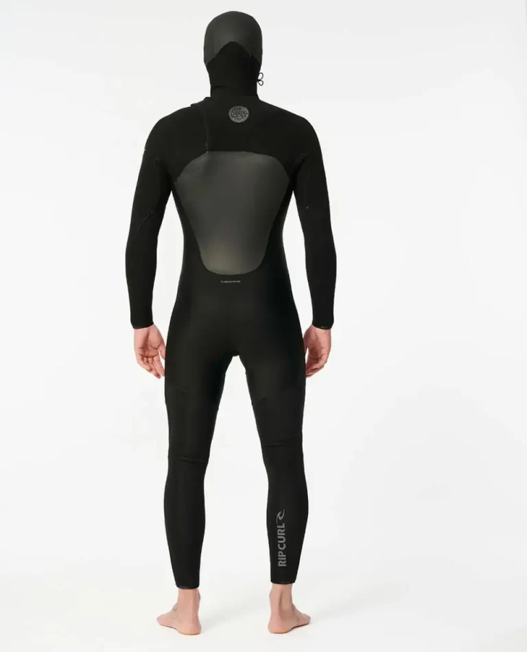Mens E7 Flashbomb 6/4 Hooded Chest Zip Fullsuit Wetsuit Fullsuits Rip Curl - Image 3
