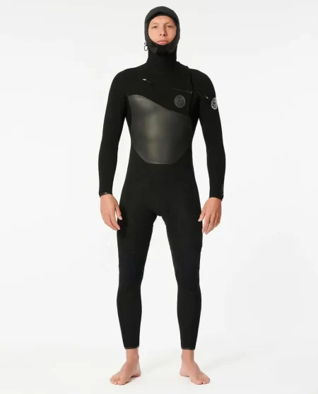 Mens E7 Flashbomb 6/4 Hooded Chest Zip Fullsuit Wetsuit Fullsuits Rip Curl