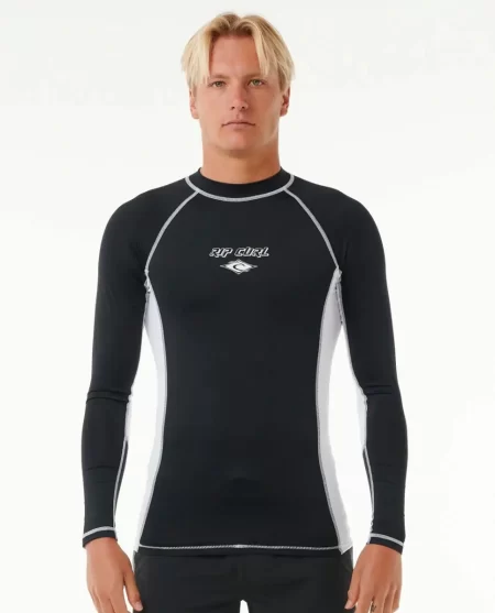 Mens Fade Out Uv Long Sleeve Rash Guard Rip Curl Rash Guards