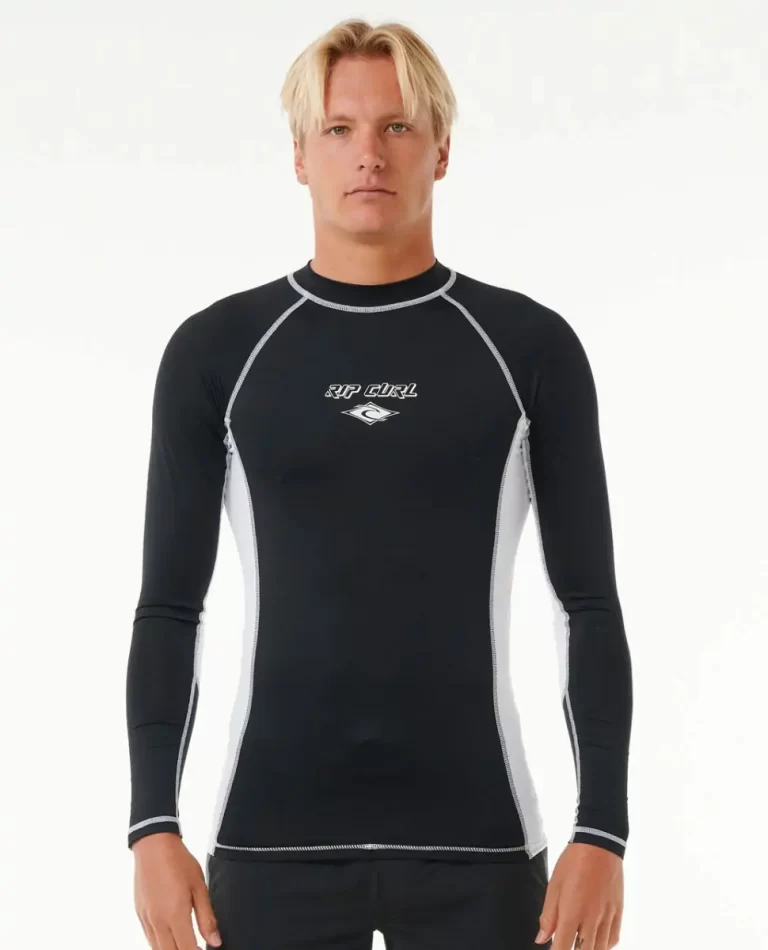 Mens Fade Out Uv Long Sleeve Rash Guard Rip Curl Rash Guards