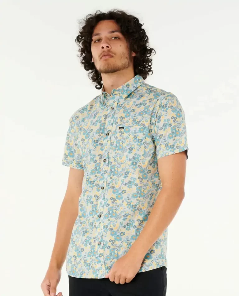 Mens Fun Times Ditsy Short Sleeve Shirt Rip Curl Shirts & Flannels - Image 2