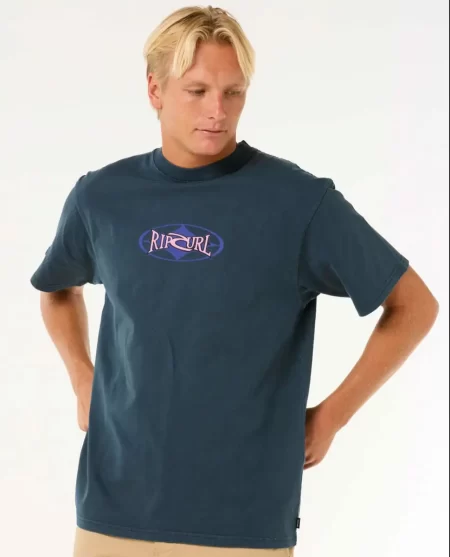 Mens Heritage Oval Tee Tees & Tanks Rip Curl