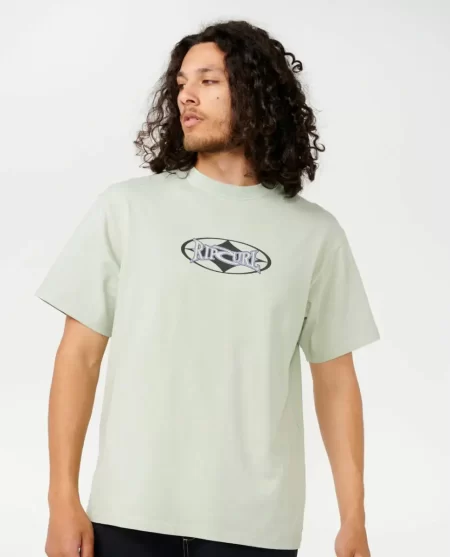 Mens Heritage Oval Tee Tees & Tanks Rip Curl