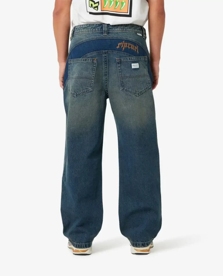 Mens Pants Rip Curl X Abrand A6 Baggy Jeans Zane - Image 2