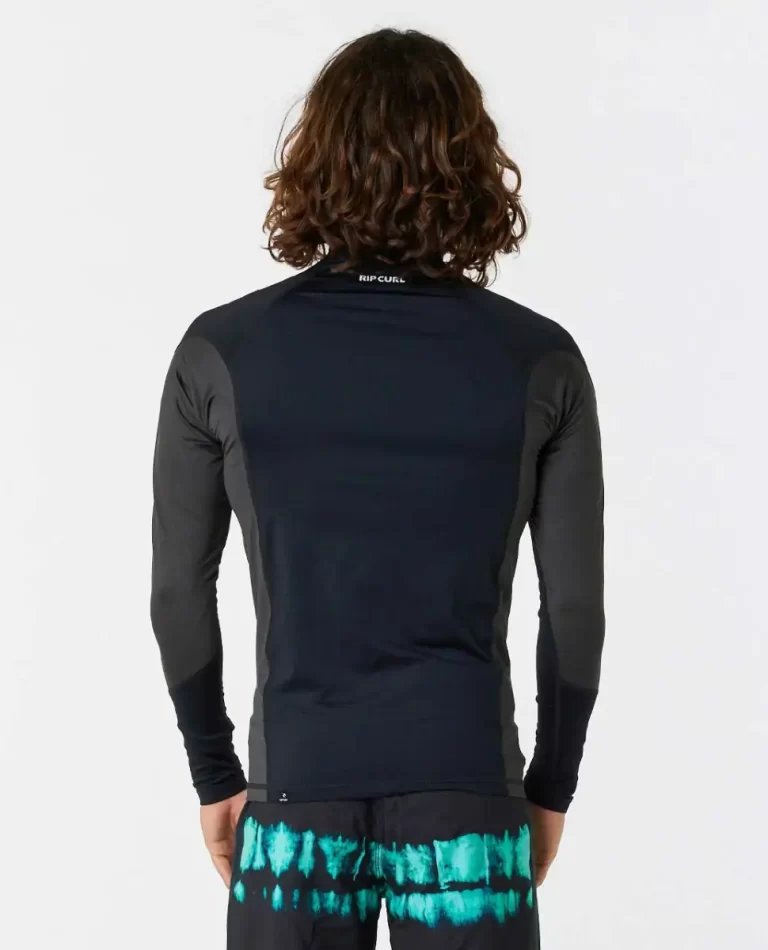 Mens Rash Guards Rip Curl Waves Uv Long Sleeve Rash Guard - Image 2