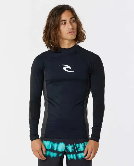 Mens Rash Guards Rip Curl Waves Uv Long Sleeve Rash Guard