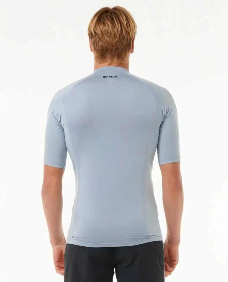 Mens Rash Guards Rip Curl Waves Uv Short Sleeve Rash Guard - Image 3