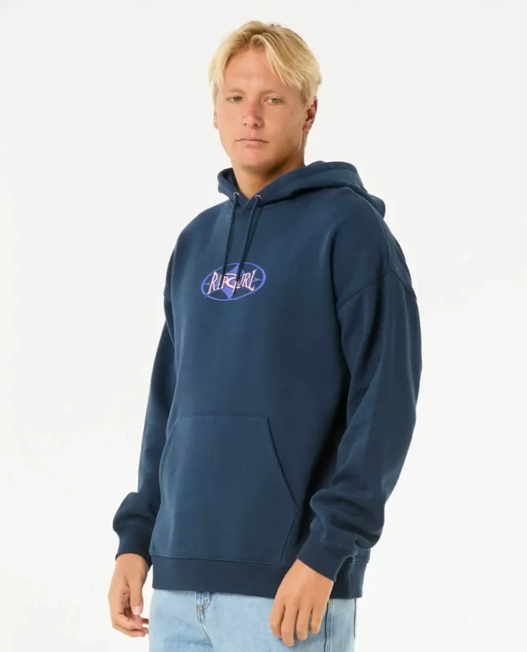 Mens Rip Curl Hoodies & Fleece Heritage Oval Hood - Image 2