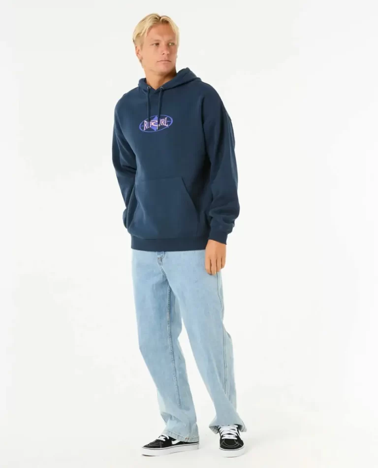 Mens Rip Curl Hoodies & Fleece Heritage Oval Hood - Image 4