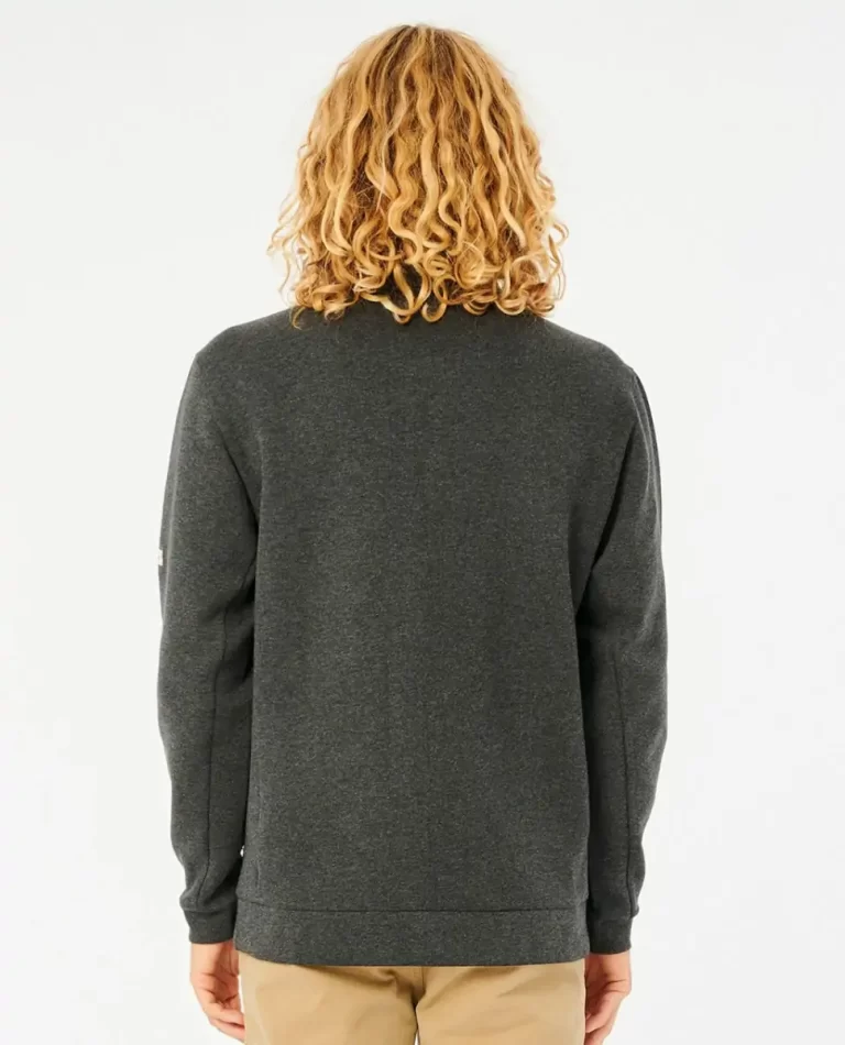 Mens Rip Curl Hoodies & Fleece Vaporcool Zip Through Crew - Image 3