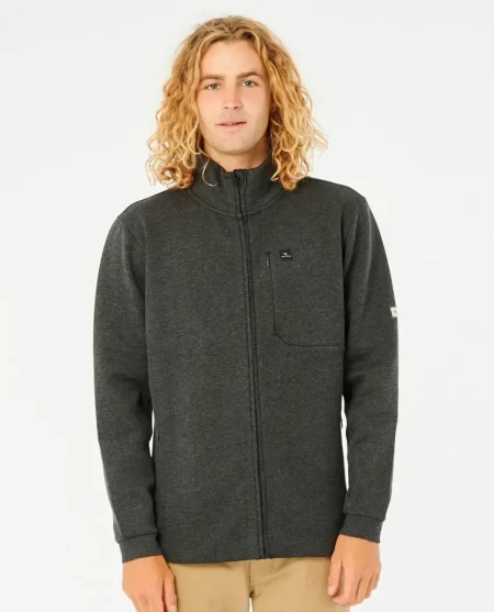Mens Rip Curl Hoodies & Fleece Vaporcool Zip Through Crew