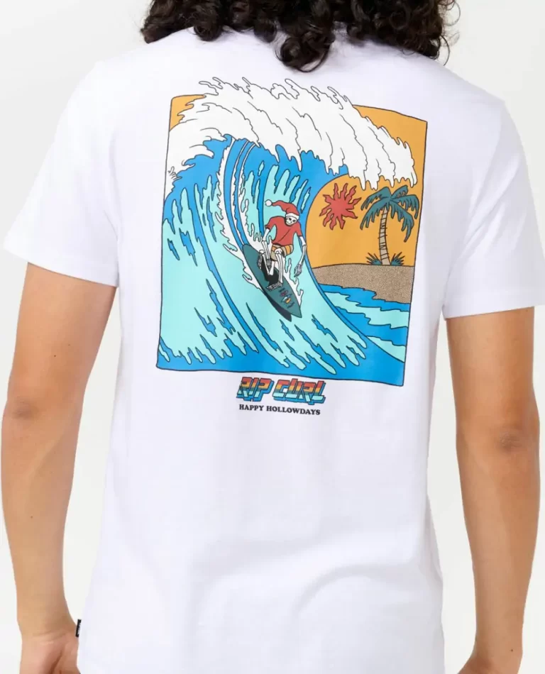Mens Rip Curl Psych Santa Tee Tees & Tanks - Image 4